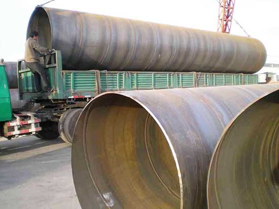 怎樣防止大口徑螺旋鋼管在運輸過程中損壞?